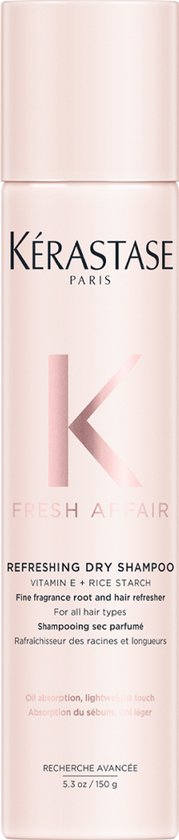 Kérastase Fresh Affair droogshampoo met luxe verpakking – geschikt voor dagelijks gebruik zonder witte waas